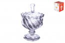 Ваза сервировочная с крышкой (9,5х15х6,5 см) 