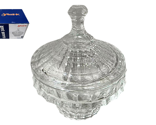 Ваза сервировочная с крышкой (10,5х12 см) 