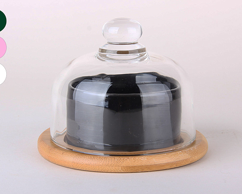 Блюдо на  подставке с крышкой "Bell" (4 цвета)