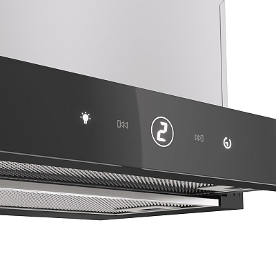 Телескопическая вытяжка FRANKE TOUCH 60 BK (черный)