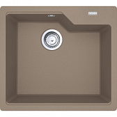 Кухонная мойка FRANKE из материала Fragranite UBG 610-56, оникс (в комплекте стоп-вентиль и сифон)