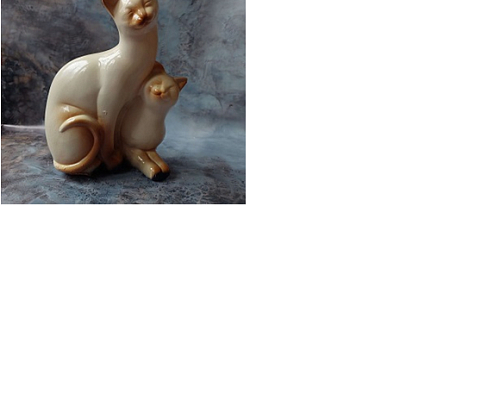 Фигурка "Кошка с котенком"