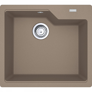 Кухонная мойка FRANKE из материала Fragranite UBG 610-56, оникс (в комплекте стоп-вентиль и сифон)