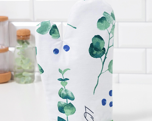 Варежка-прихватка "Этель" Eucalyptus (20х27 см)