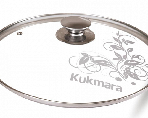 Крышка стеклянная "Kukmara" (28 см)