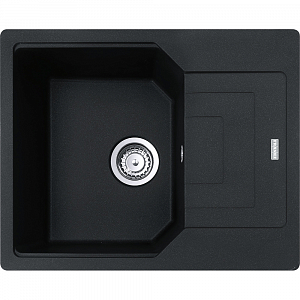 Кухонная мойка FRANKE из материала Fragranite UBG 611-62, оникс (в комплекте стоп-вентиль и сифон)