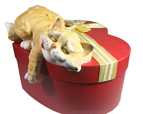 Фигурка декоративная "Спящий Кот"