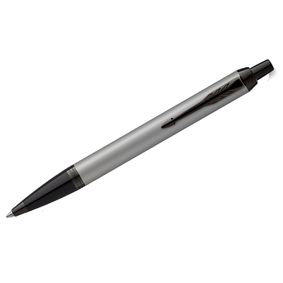 Ручка шариковая Parker IM Achromatic Grey (синяя)