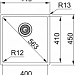 Кухонная мойка FRANKE из нержавеющей стали BXX 210-40 (стоп-вентиль в комплекте)