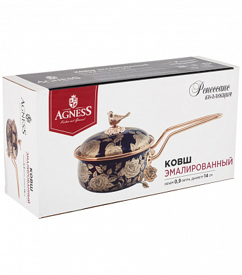 Ковш эмалированный "Agness" (0,9 л)