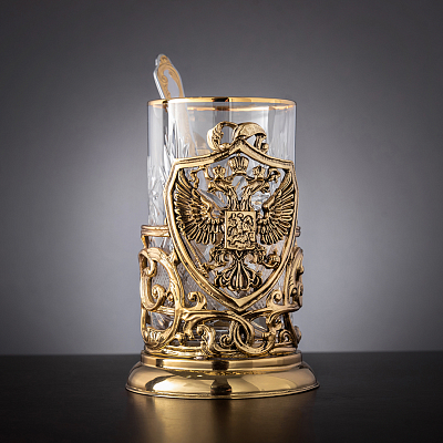 Подстаканник "Герб" (3 предмета)
