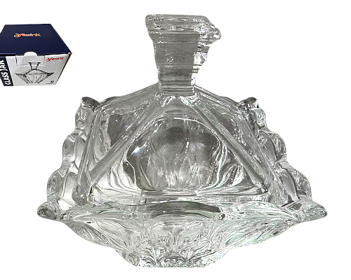 Ваза сервировочная с крышкой (15х12,5 см) 