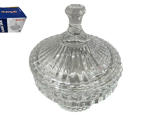 Ваза сервировочная с крышкой (10,5х12 см) 