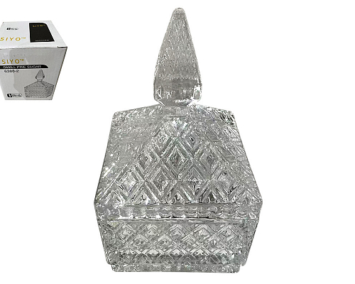 Ваза сервировочная с крышкой (9х15,5 см) 