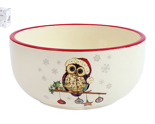 Салатник "Owl Christmas" (14 см)