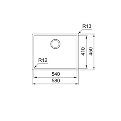 Кухонная мойка FRANKE из нержавеющей стали BXX 210-54 (стоп-вентиль в комплекте)