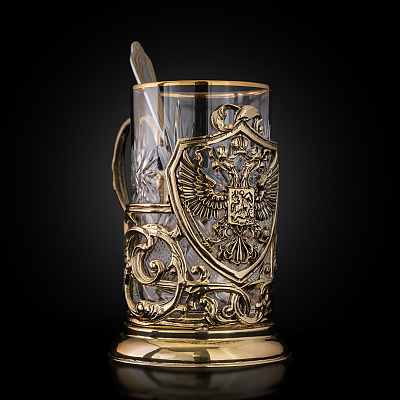 Подстаканник "Герб" (3 предмета)