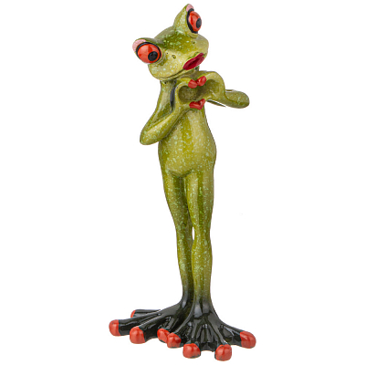 Фигурка декоративная "Лягушка" (7,5х5,8х16 см)