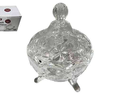 Ваза сервировочная с крышкой (9,5х14 см) 