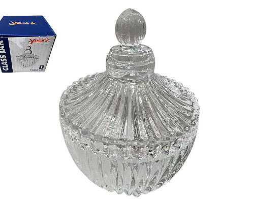 Ваза сервировочная с крышкой (6,5х10 см) 