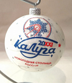 Шар "Снежинка" (10 см)