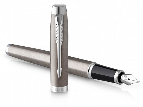 Ручка перьевая  Parker IM Stainless Steel CT (синяя)