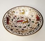 Конфетница "Олень. Лев" (9,5 см)