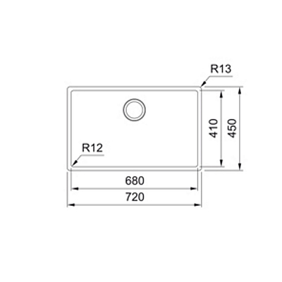Кухонная мойка FRANKE из нержавеющей стали BXX 210-68 (стоп-вентиль в комплекте)