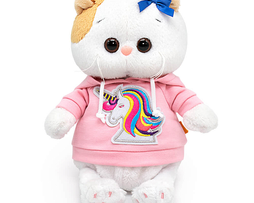 Игрушка мягконабивная "Ли-ли BABY в худи с единорогом" (30 см)
