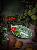 Блюдо овальное "Cabbage" (28,3х19,8 см)