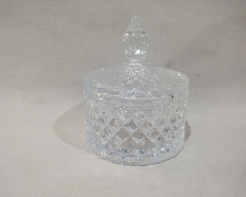 Ваза сервировочная с крышкой (8,5х10 см)