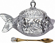 Икорница с ложкой "Рыбка"