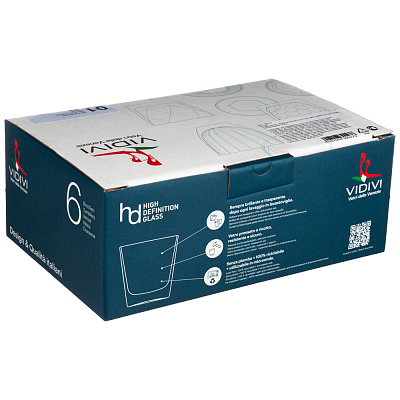 НАБОР БОКАЛОВ VIDIVI "DOLOMITI GREEN" ИЗ 6ШТ 290МЛ