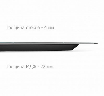 Столешница SHT-TT32 60 стекло/МДФ